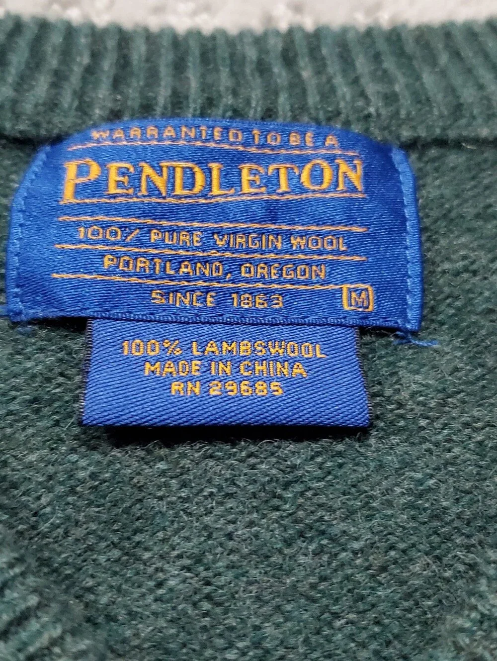 Pendleton classic neck